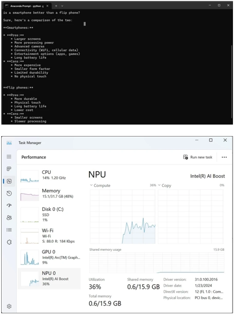 Intel酷睿Ultra NPU AI加速库开源：但功能残缺不全