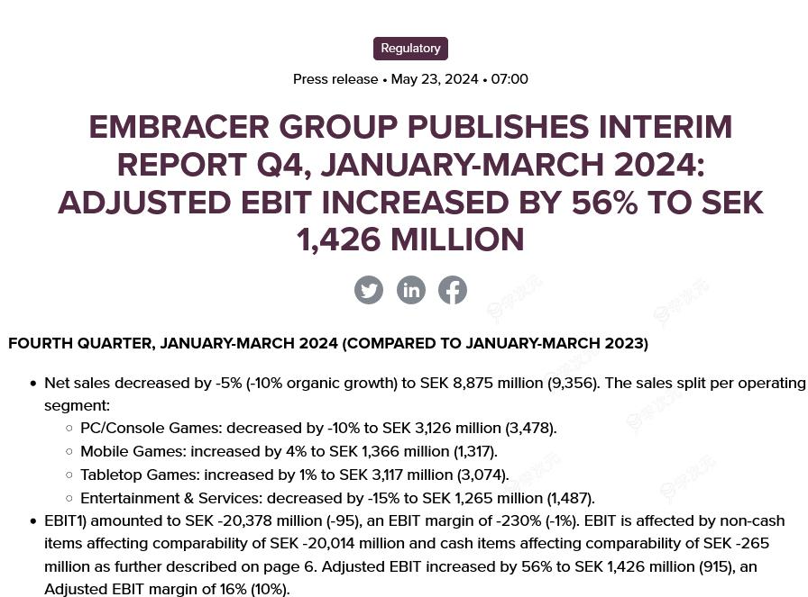 Embracer过去一年里裁员4500名员工 取消80个项目