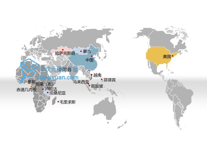 中国地图与世界地图每个省份可单独改色