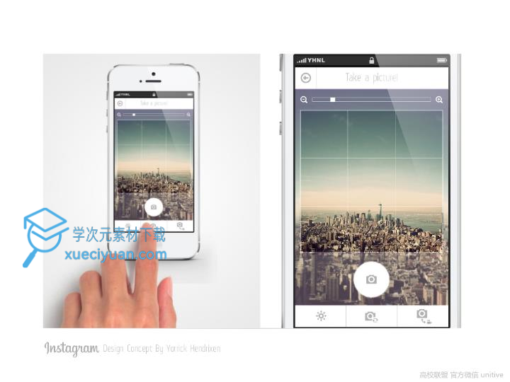 ios7扁平化风格PPT作品《Instagram design concept》_11