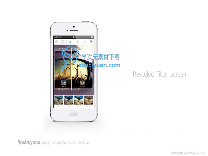 ios7扁平化风格PPT作品《Instagram design concept》_13