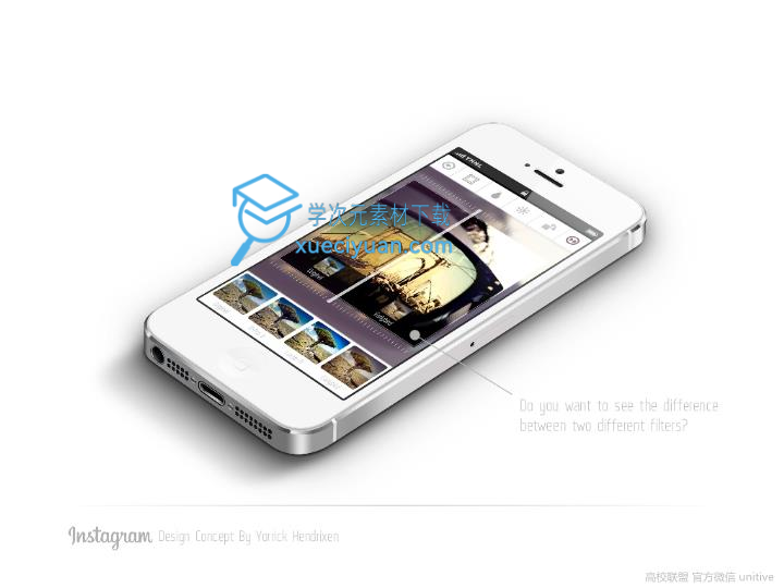 ios7扁平化风格PPT作品《Instagram design concept》_14