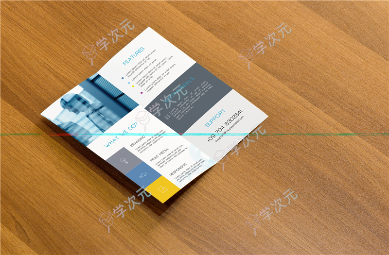 宣传手册VI贴图素材 设计模板 print material-mockup (1