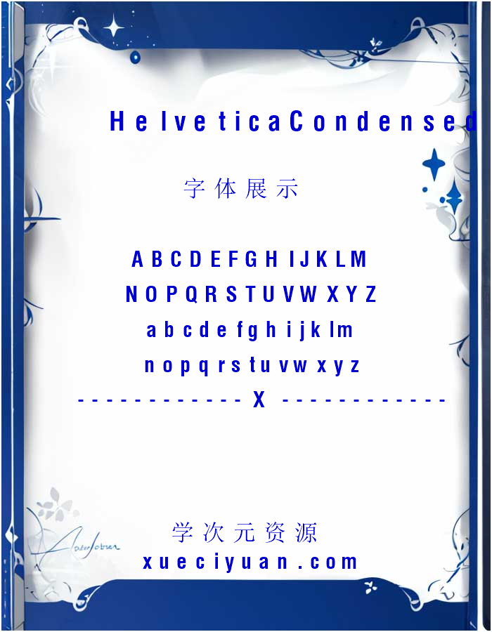 Helvetica Condensed