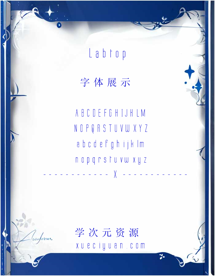 《Labtop》-系统字体 53b26b439b7f2免费下载_-xueciyuan.com-学次元资源