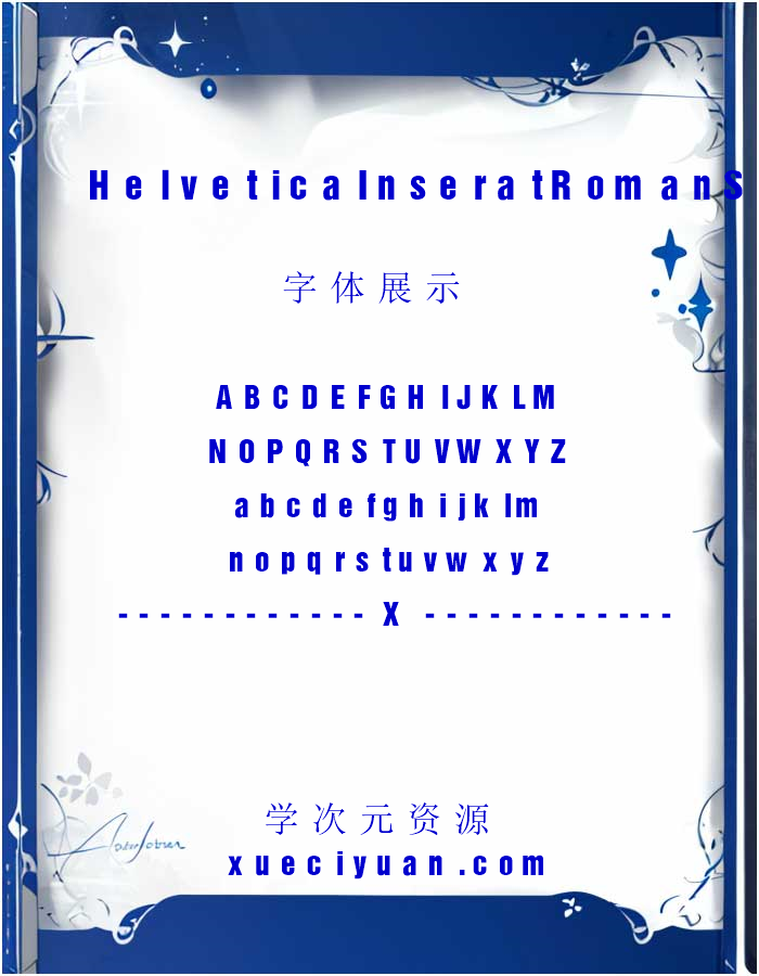 HelveticaInserat-Roman-SemiBold