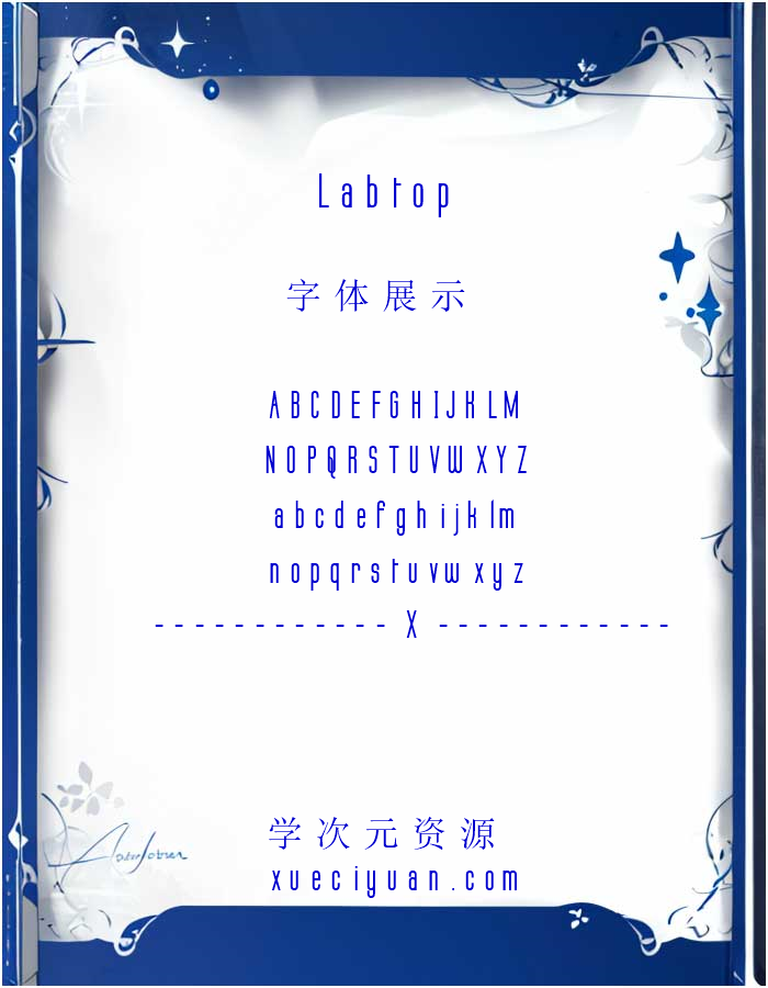 《Labtop》-系统字体 53b26b439e2e4免费下载_-xueciyuan.com-学次元资源