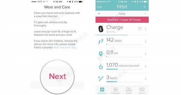 Fitbit手环app_图片