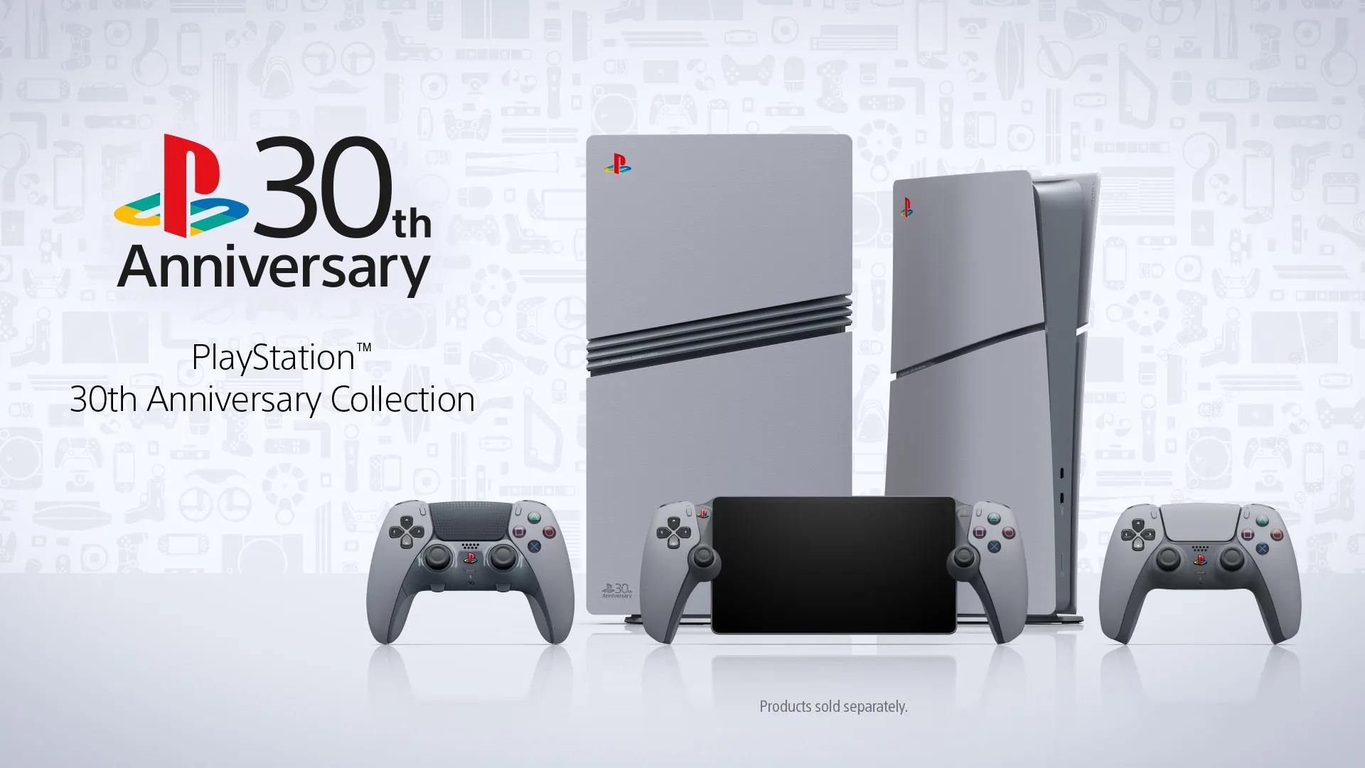 索尼公布PlayStation 30周年纪念款PS5 Pro、数字版PS5和PS Portal