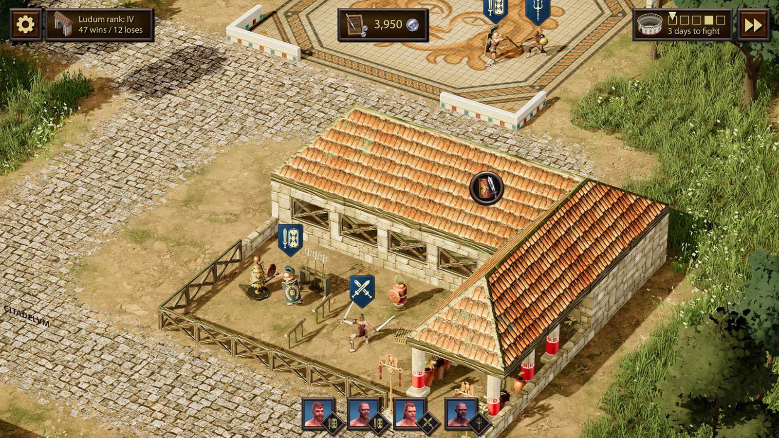 角斗士管理模拟游戏《Gladiators of Citadelum》Steam页面上线 支持简体中文