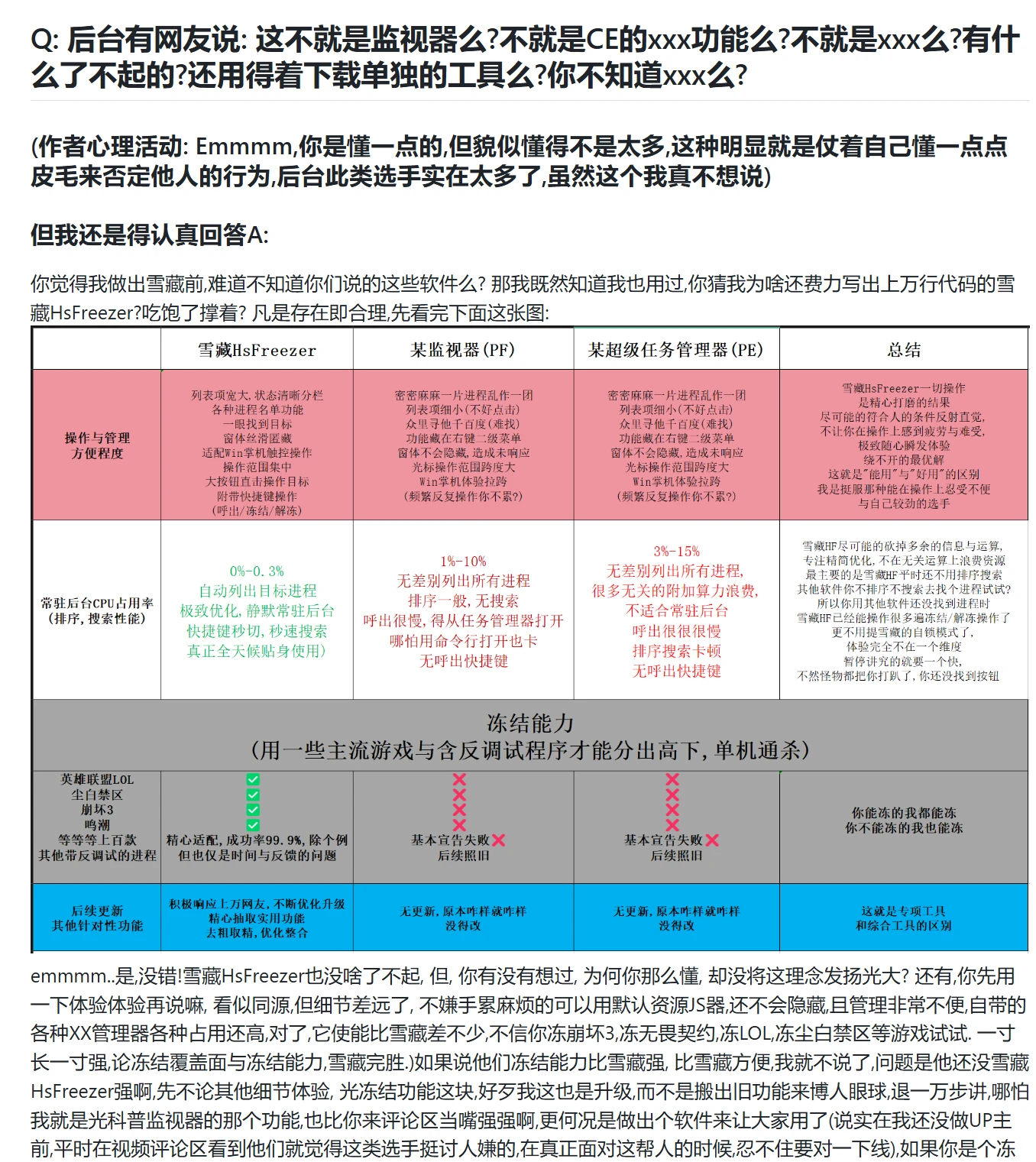 游戏冻结工具，雪藏HsFreezer软件体验