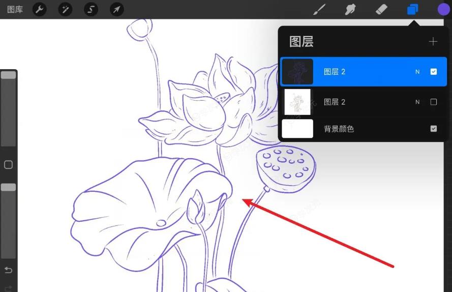 procreate怎么提取线稿 如何使用procreate提取线稿_图片