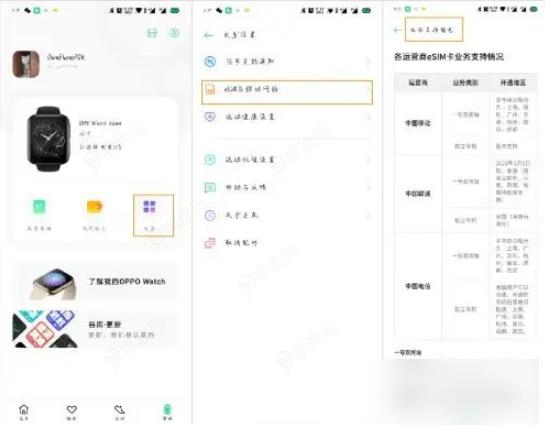 oppo健康app怎么开启esim数据网络 OPPO Watch 如何开通 eSIM 功能使用？_图片