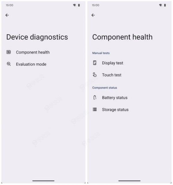 谷歌安卓15新增“设备诊断”设置：原生测试屏幕、概览电池状况_图片