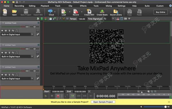 MixPadMac版下载-mixpad(多轨道混音软件)mac版下载v12.24_图片